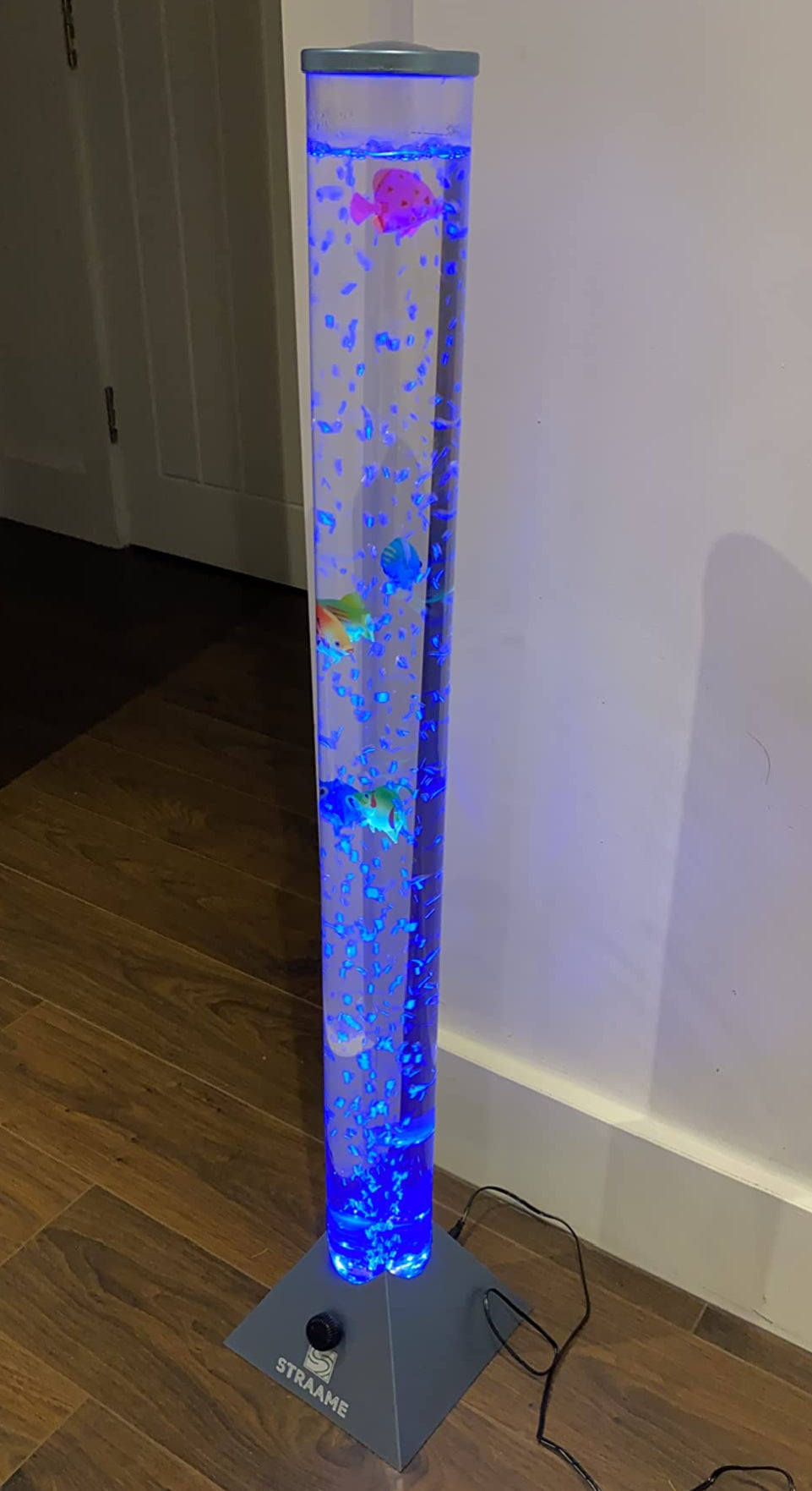 90cm Led Bubble Fish Lamp Tube Light RGB Colour Changing Mood Fish Aquarium Lamp