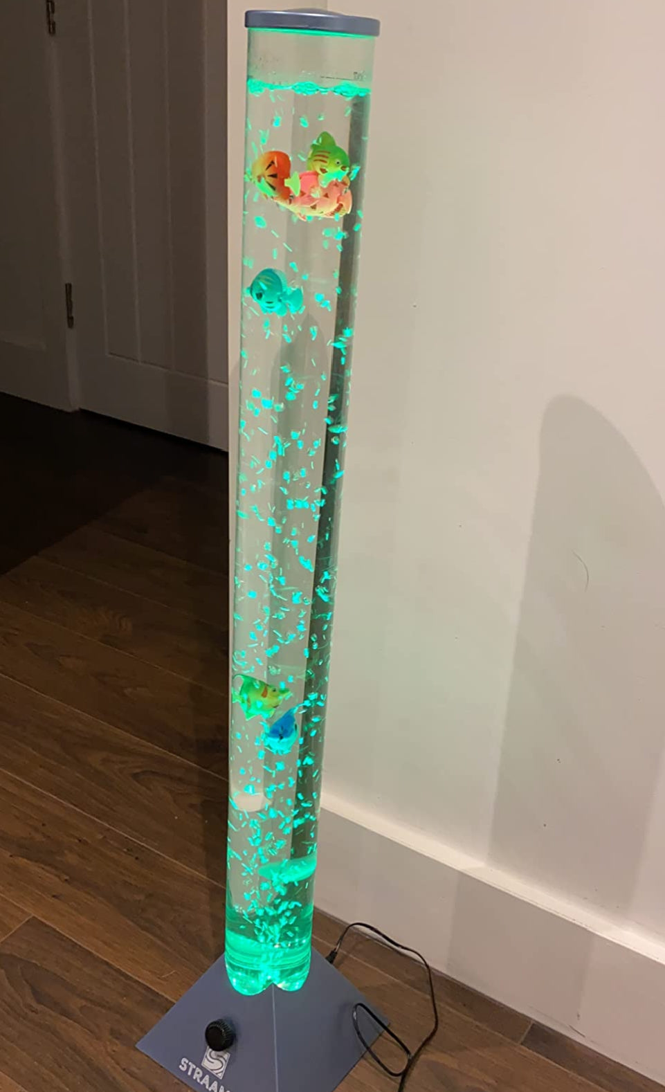 90cm Led Bubble Fish Lamp Tube Light RGB Colour Changing Mood Fish Aquarium Lamp
