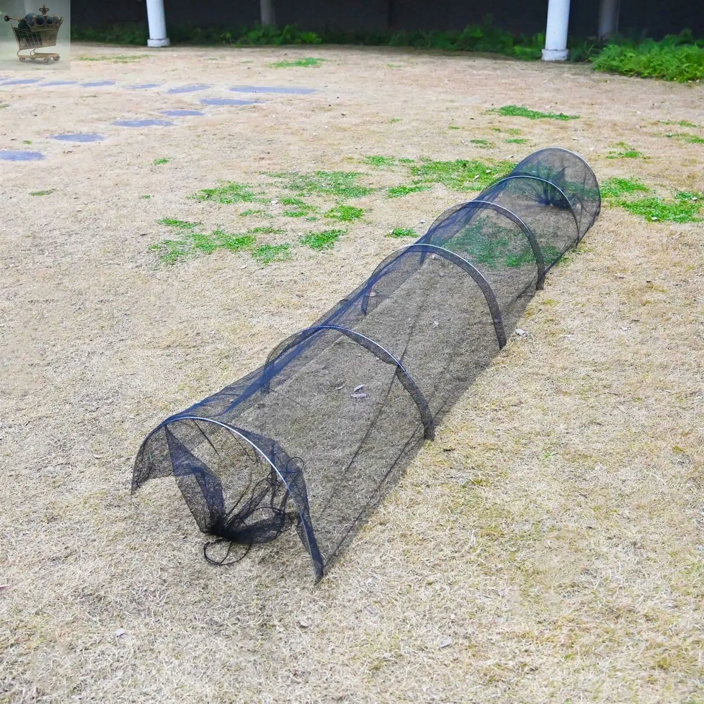 3m Allotment Plant Protector Garden Net Mesh Tunnel Cloche Mini Greenhouse Royalcart