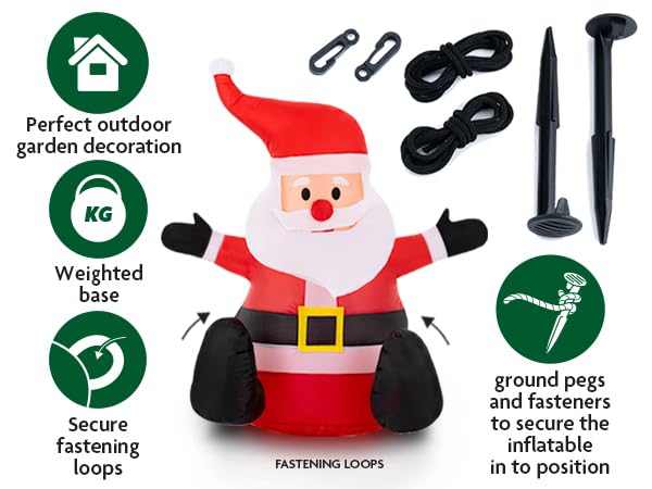Christmas Inflatable Santa