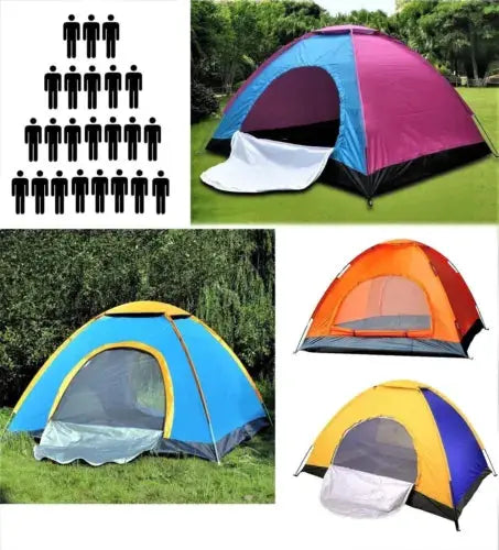 8 Person Camping Tent Waterproof Room Outdoor Hiking Backpack Fishing Royalcart