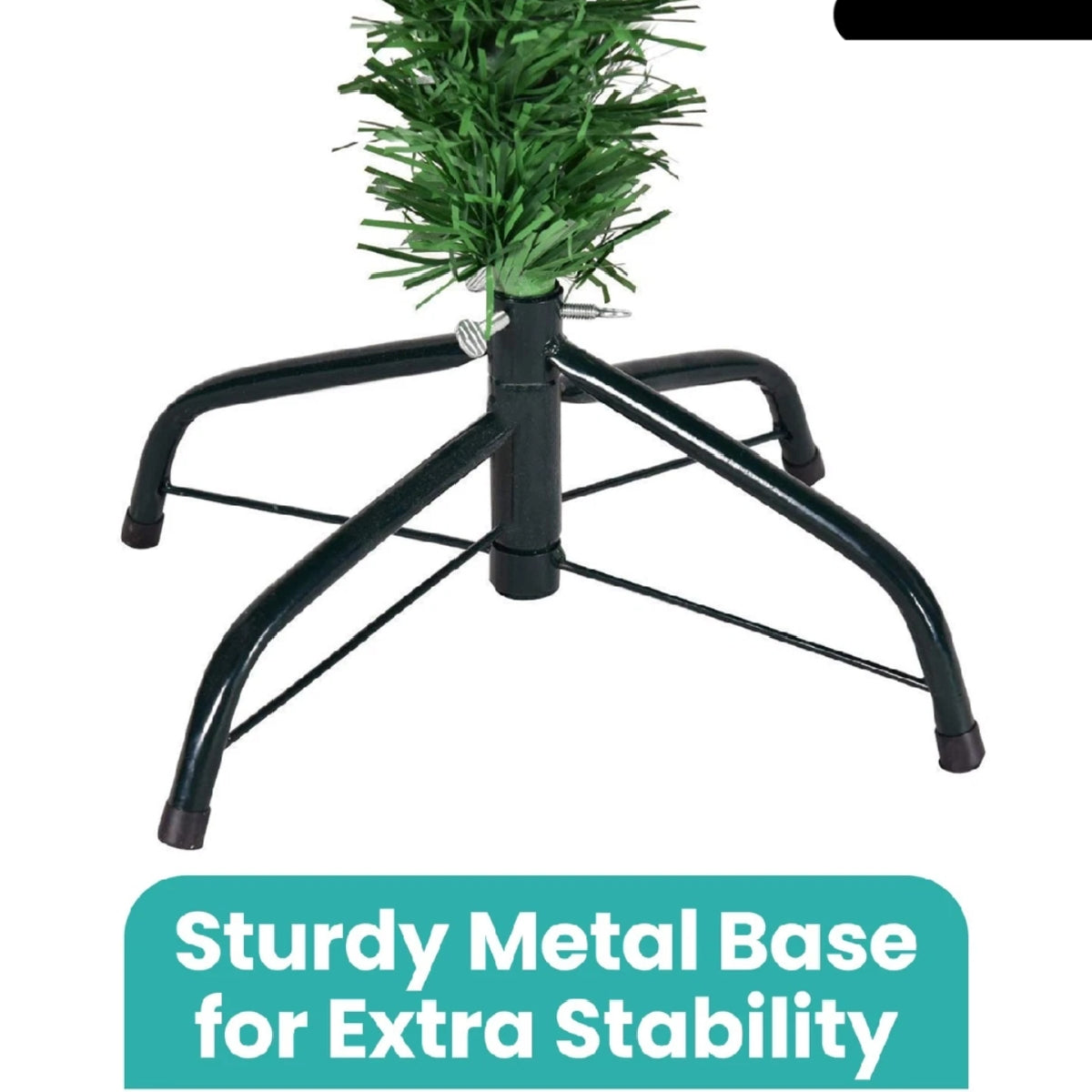 4/5/6ft Pre Lit Christmas Tree with LED Lights Bushy Tips Artificial Xmas Tree