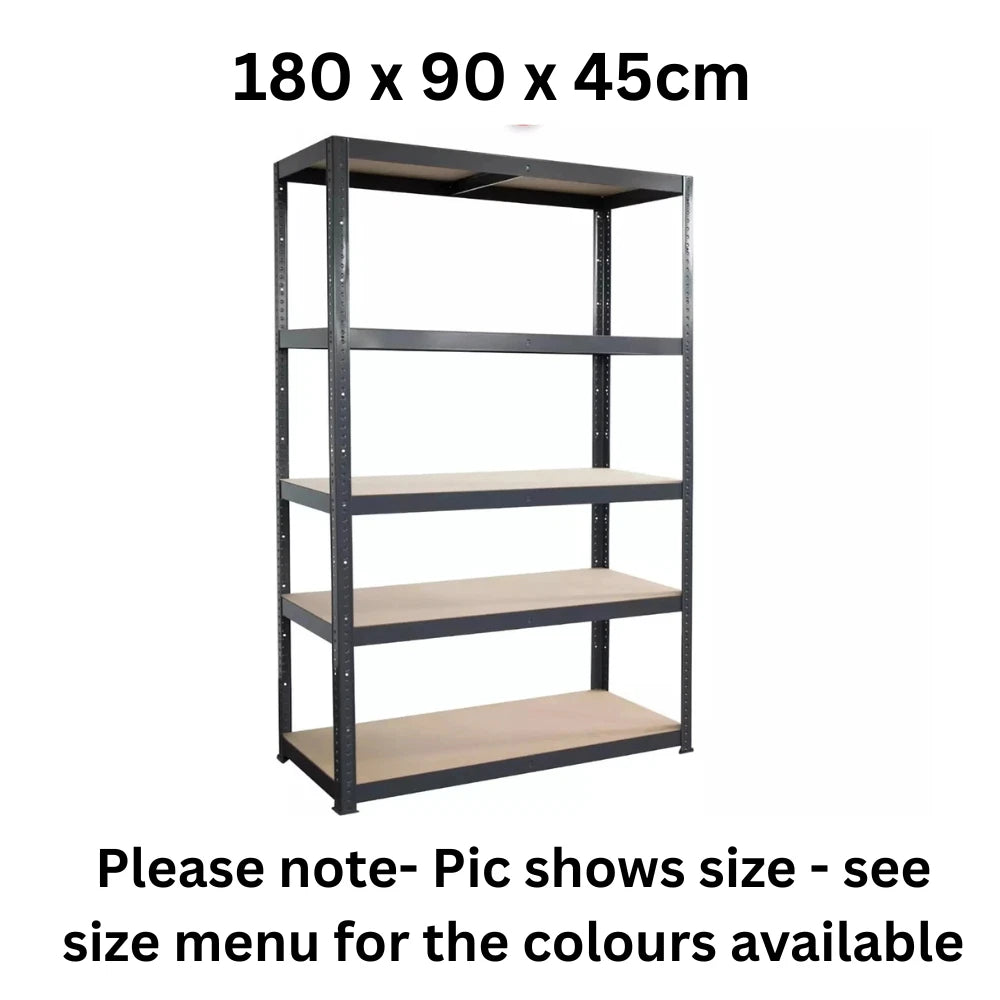 180x90x45cm heavy-duty boltless metal steel shelving shelves storage