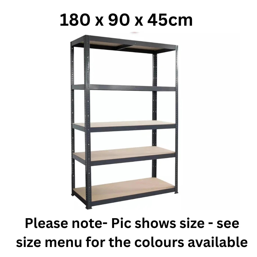 180x90x45cm heavy-duty boltless metal steel shelving shelves storage