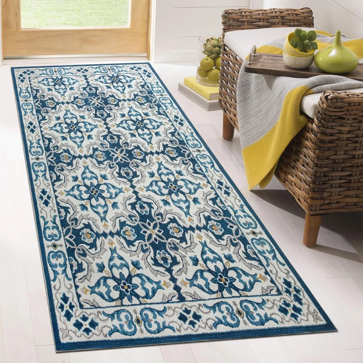 60x220cm Non Slip Hall Runner Rug Long Hallway Runners Kitchen Carpet Door Mat Floor Mats
