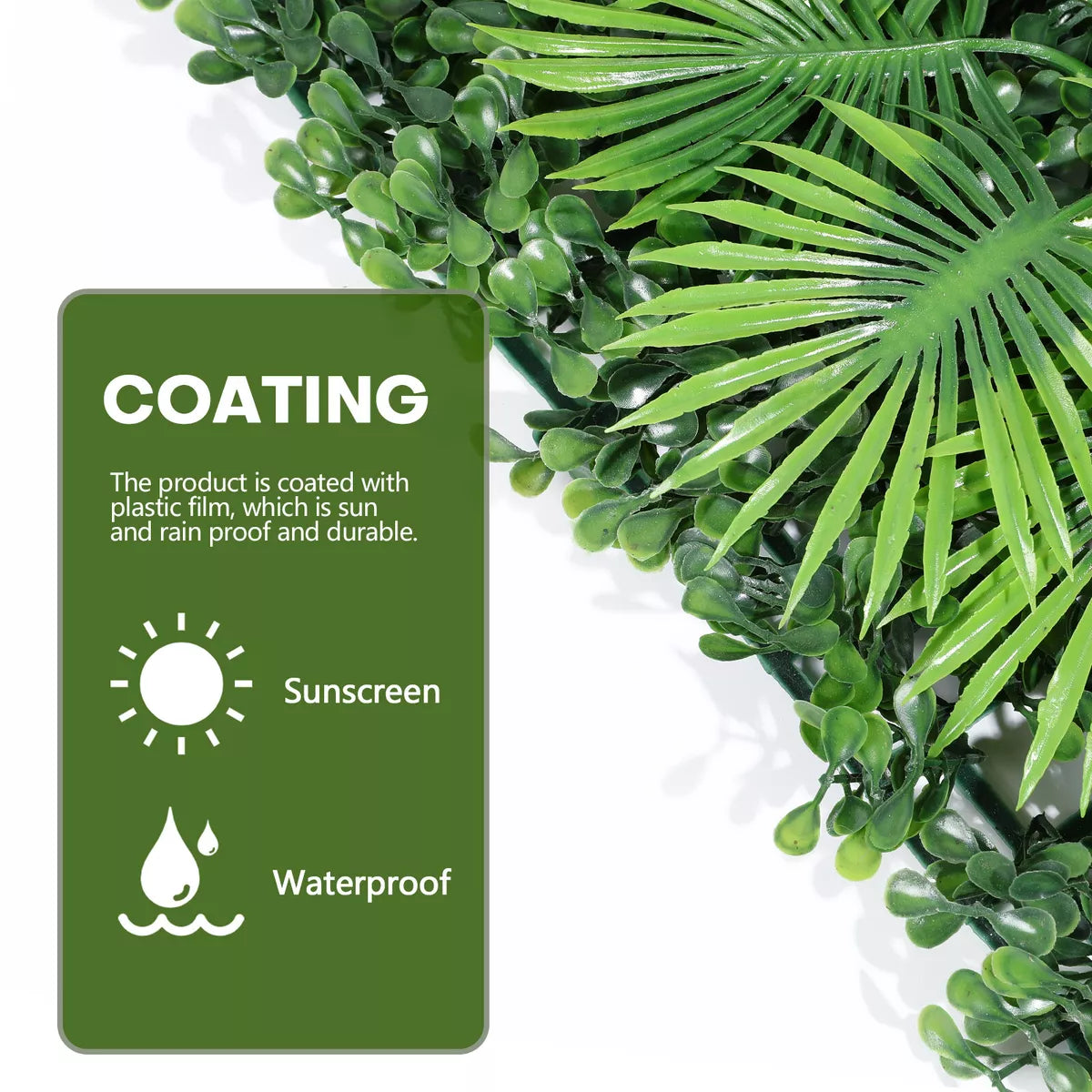 Plant Artificial Mat Greenery Wall Hedge Fence Foliage Panel Home wedding panel