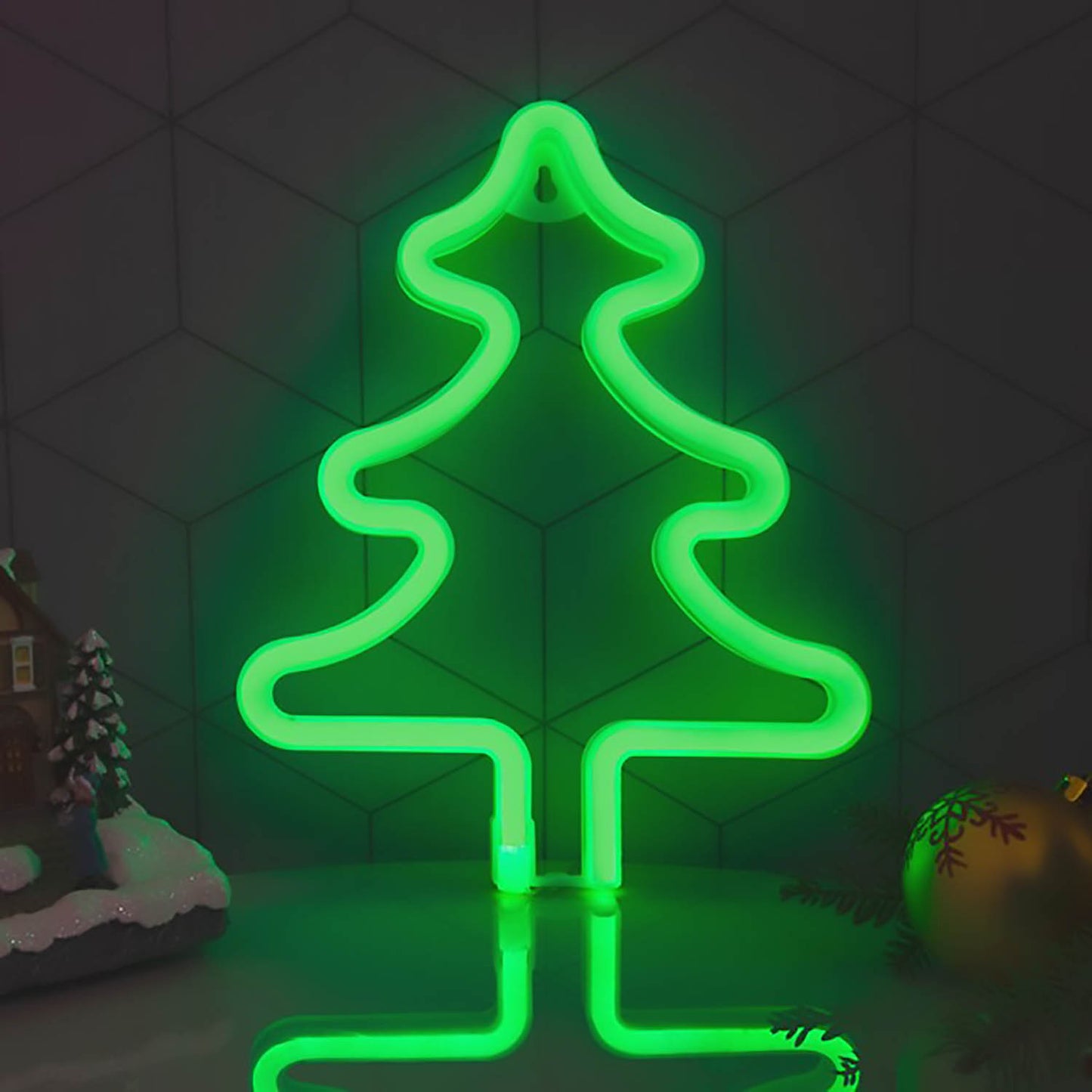 LED Neon Sign Light Wall Hanging Christmas Decoration Night Lamp Xmas Home Decor