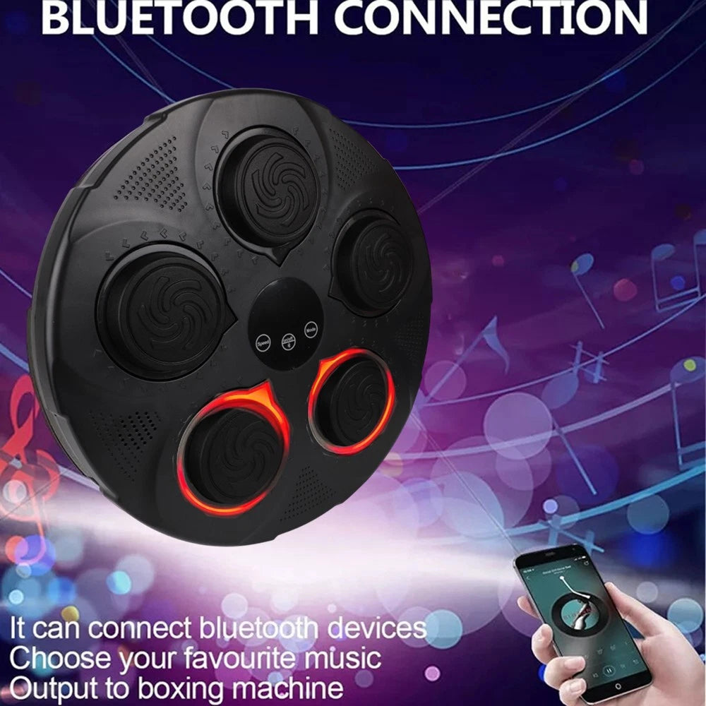Smart Punching Boxing Machine Bluetooth Music 12 Speeds with Box Gloves Training