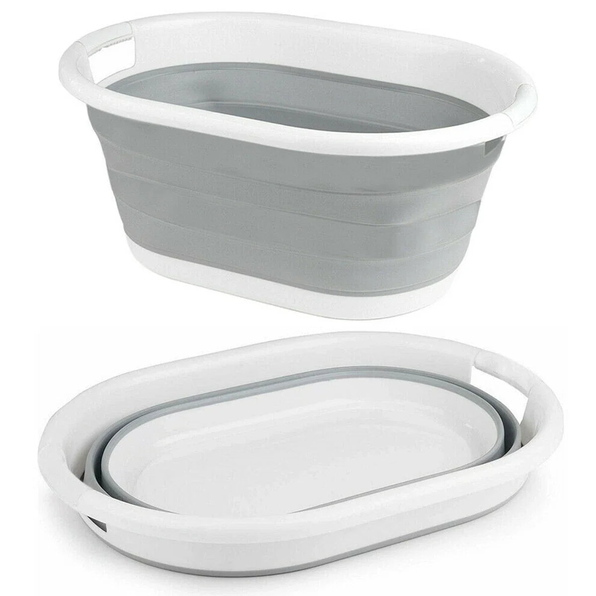 LARGE POP UP FOLDING COLLAPSIBLE LAUNDRY BASKET SPACE SAVING CLOTH WASHING BIN