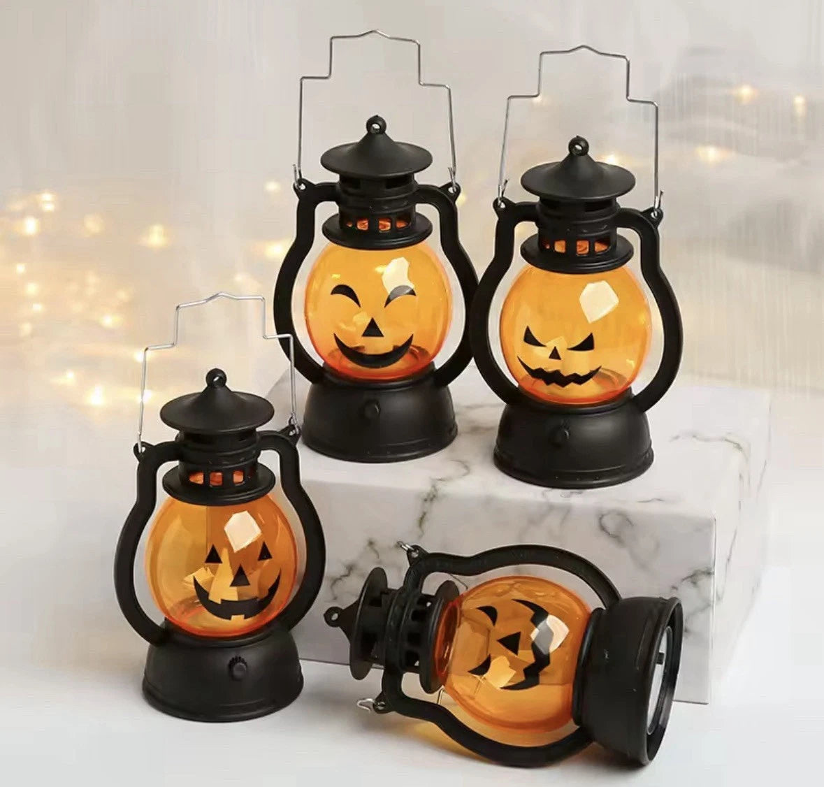 Halloween Pumpkin Lantern Light – Jack O’ Lantern LED Lamp Decoration (12.6cm