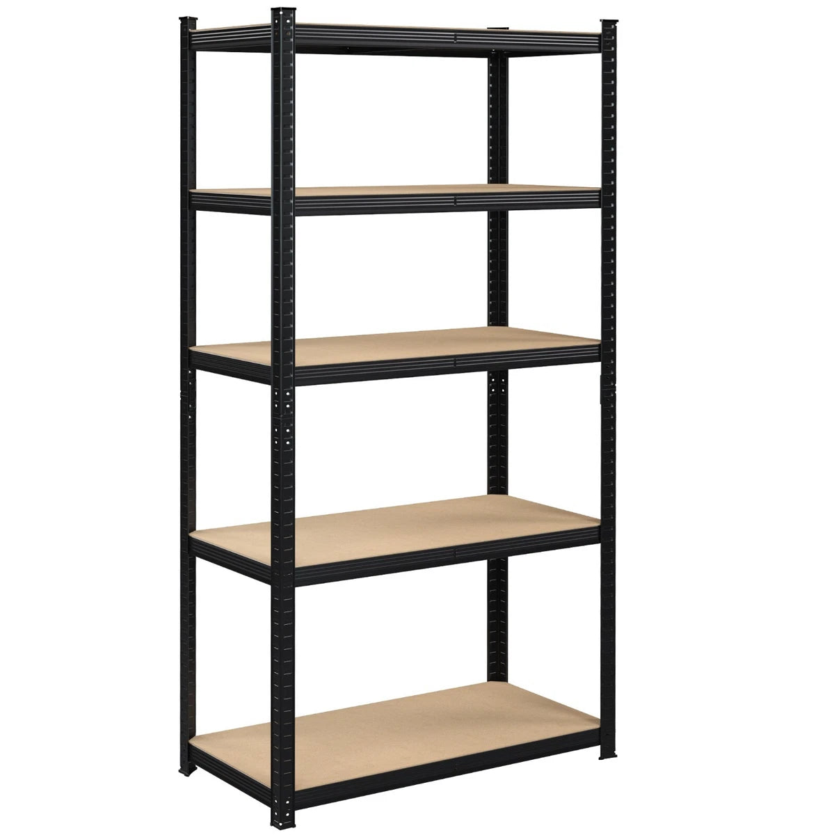 5 Tier Shelving Unit 200x100x50cm Heavy Duty Adjustable Storage Shelves