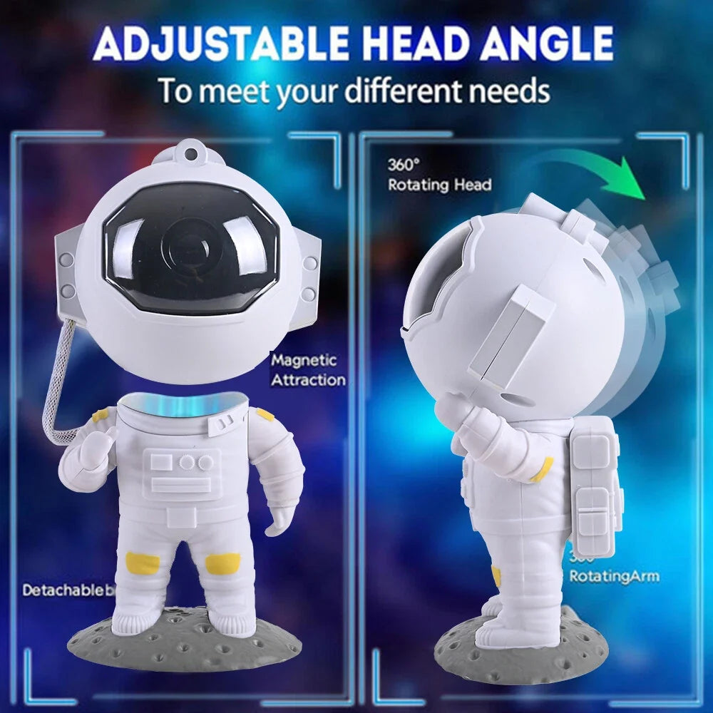 Astronaut Projector Galaxy Starry Sky LED Night Light Nebula Space Lamp w/Remote