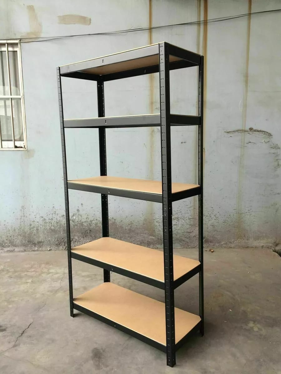 Warehouse 5 Tier Racking Shelf Heavy Duty Steel Garage Shelving Unit Garden Shed Shelving, 2 sizes
