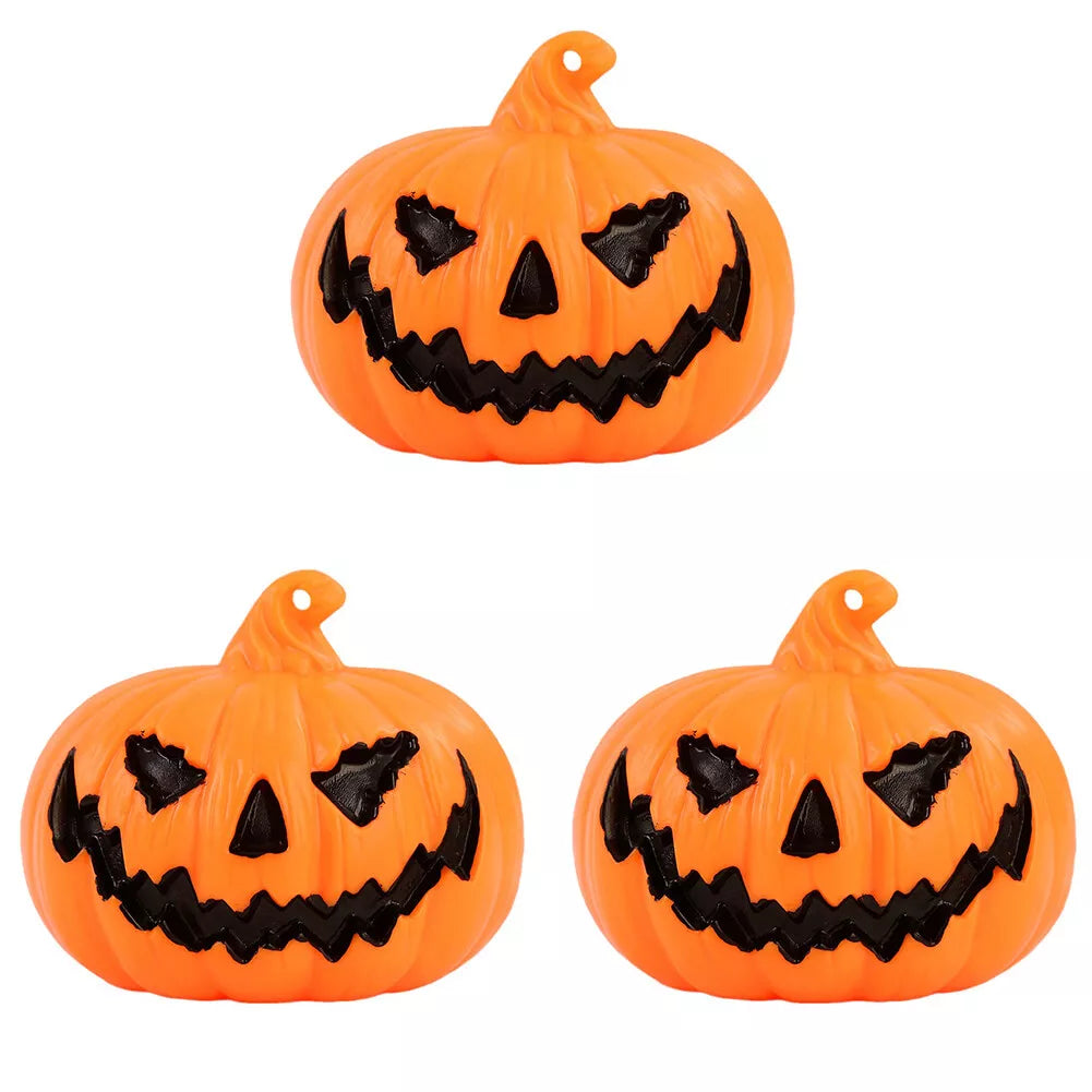 3Pcs Pumpkin Lantern Mini Halloween Pumpkin Night Light Home Party Decorations Royalcart