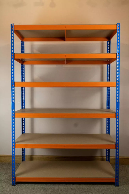 Heavy Duty Warehouse Racking Garage Shelving Storage Shelves Metal Shelf Unit 180x120x60cm Royalcart