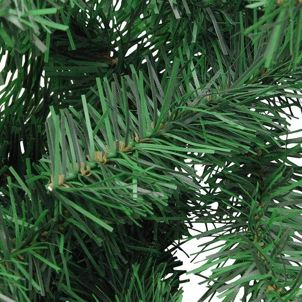 9ft Christmas Garland Decorations Fireplace Artificial Wreath Bushy Pine 220Tips Royalcart