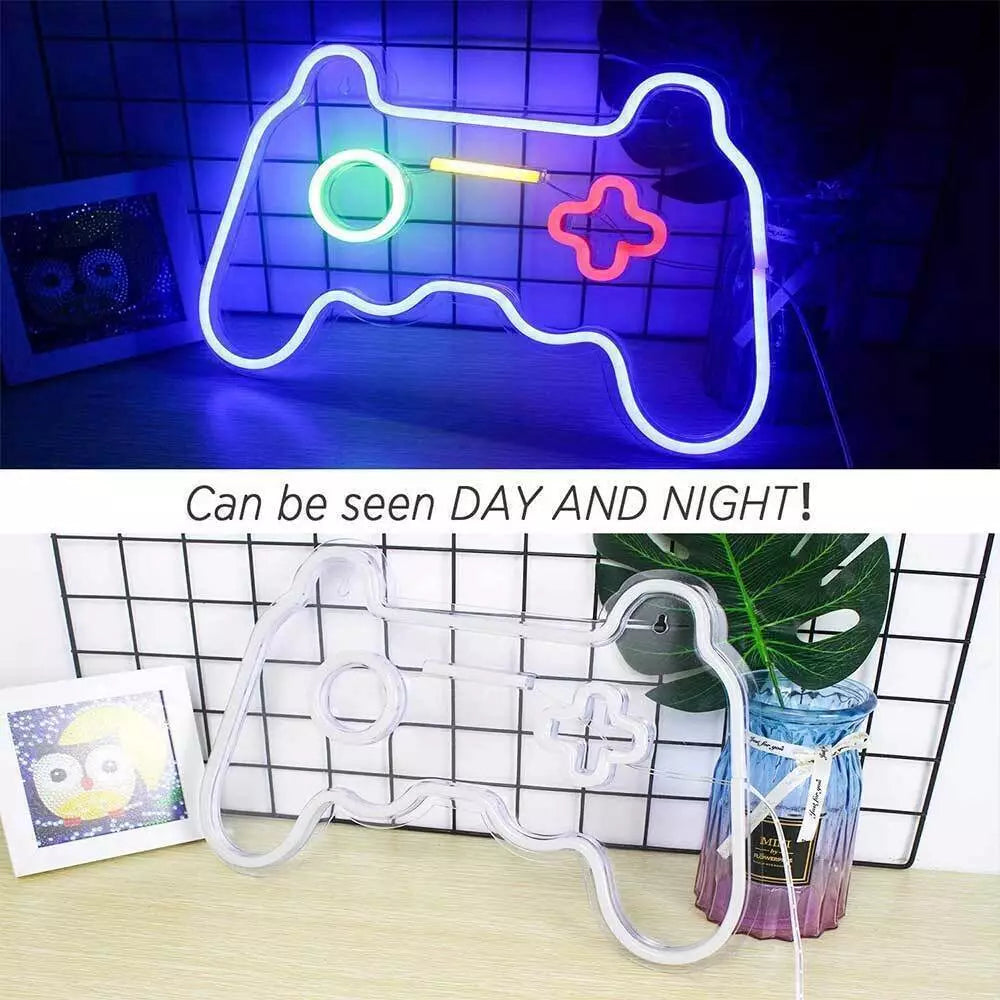 Game Neon Sign LED Wall Light Night Light Hanging Sign Room Decor Neon Light Royalcart