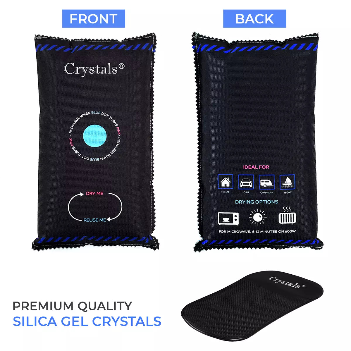 1kg Car Home Dehumidifier Large Dry Bag Moisture Killer Absorber Pad Reusable