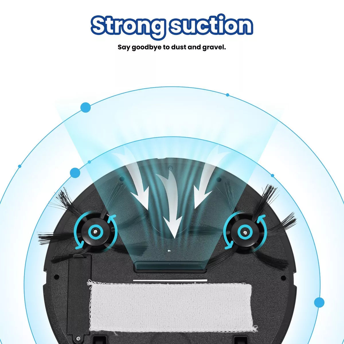 Rechargeable Smart Sweeping Robot Vacuum Cleaner Automatic Floor Mop Sweeper UK