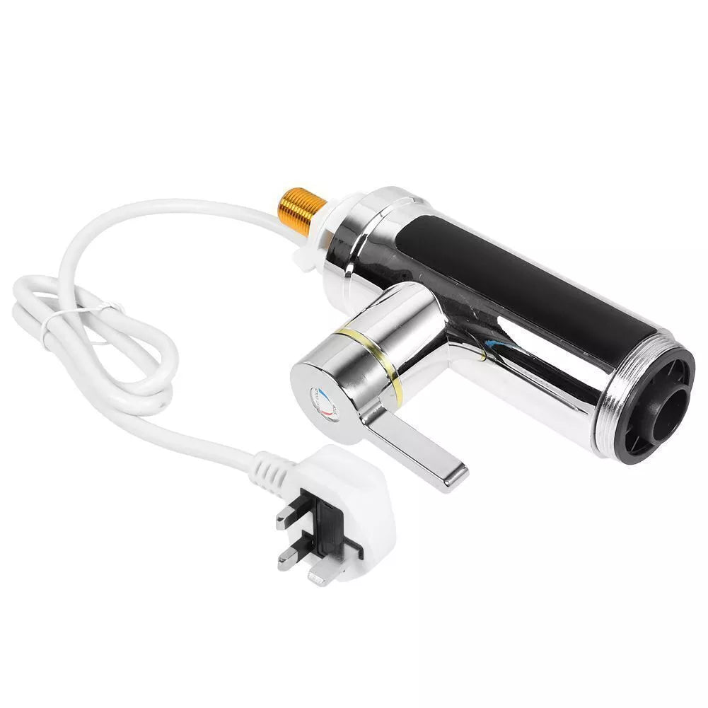 Electric Heating Tap Kitchen Bathroom Fast Instant Hot Water Heater Faucet UK