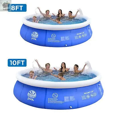 8/10ft Prompt Set Inflatable Paddling Pool Swimming Pool Family Outdoor Party Royalcart