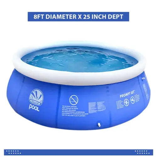 8/10ft Prompt Set Inflatable Paddling Pool Swimming Pool Family Outdoor Party Royalcart