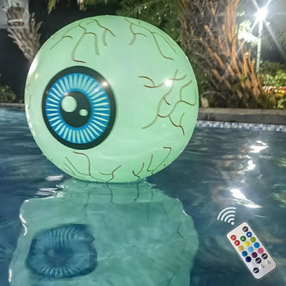 16'' Inflatable Eye Ball LED Eyeball Light Up Remote Control Halloween Decor. Royalcart