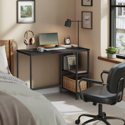 Computer Desk w/ 2 Shelves on Left or Right for Office Home Study Writing Table Royalcart