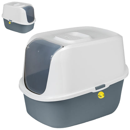 MODERN HOODED CAT LITTER TRAY