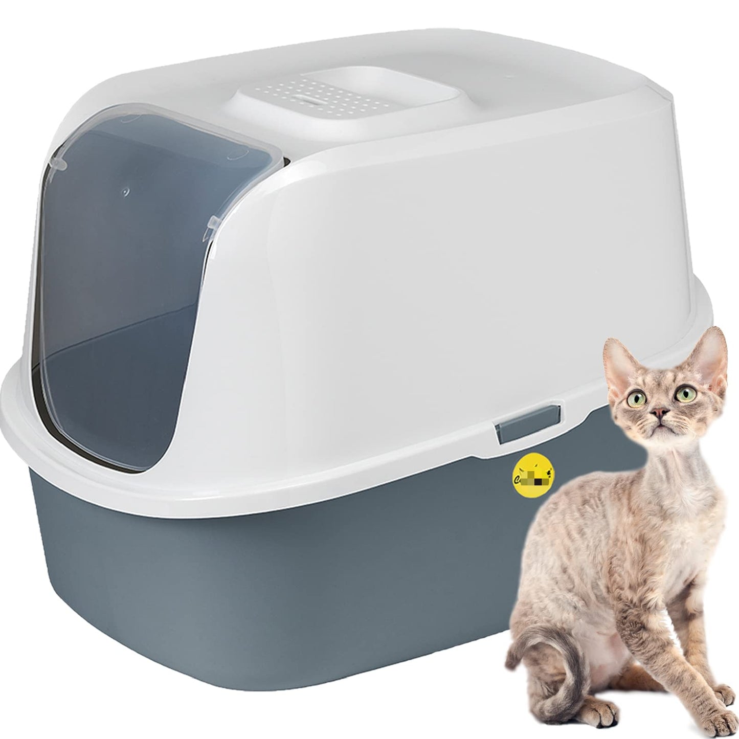 MODERN HOODED CAT LITTER TRAY