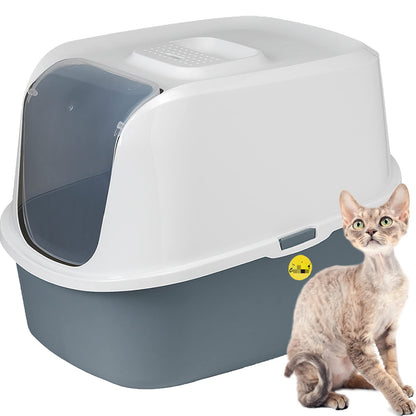 MODERN HOODED CAT LITTER TRAY