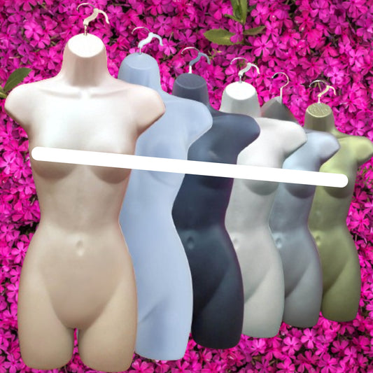 FEMALE HANGING BODY MANNEQUIN FORM TOP QUALITY TORSO DISPLAY BUST