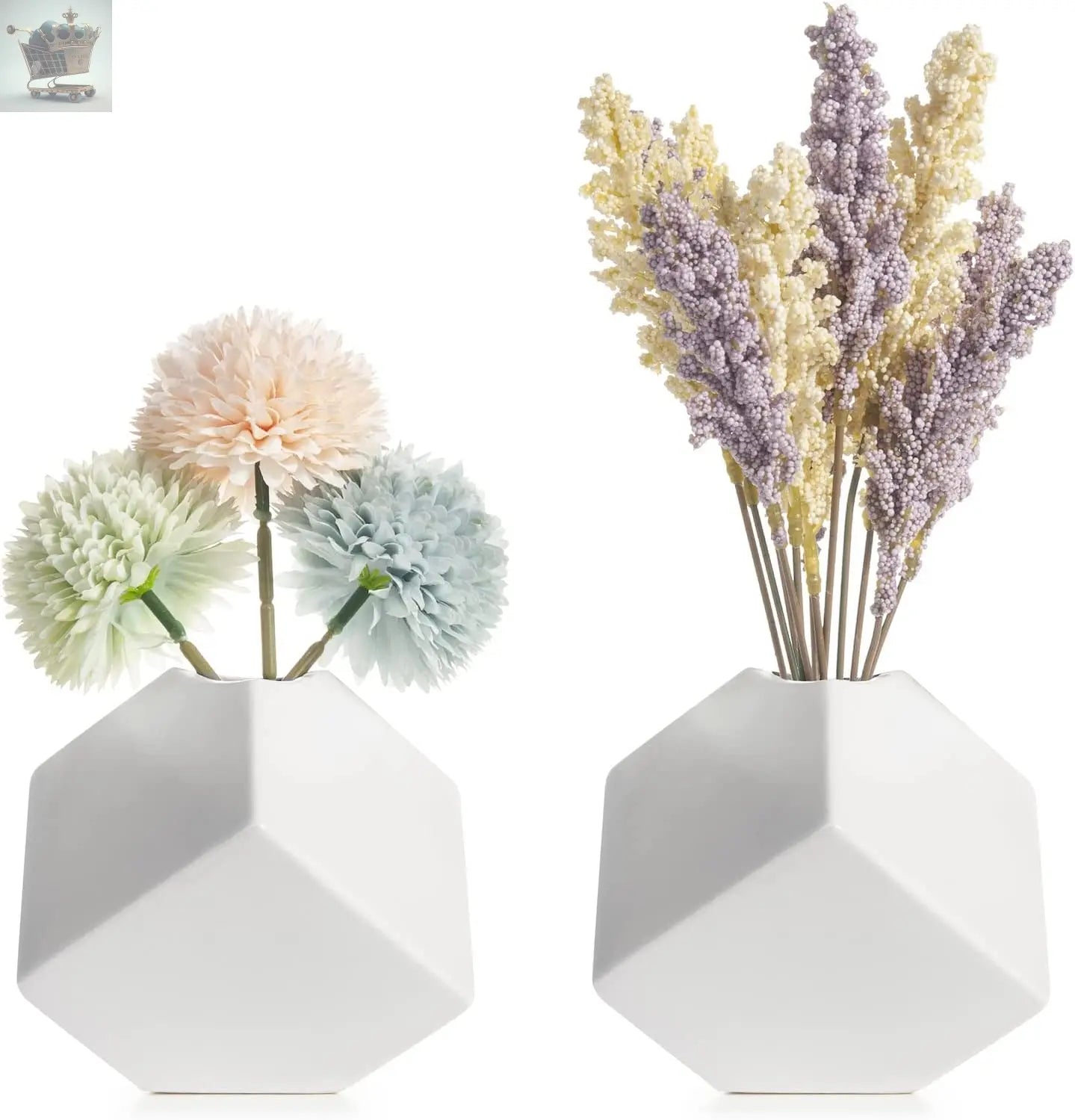 2 Set Of Ceramic Vase for Pampas Grass Gearcourt