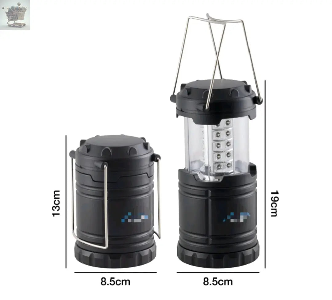 2 x LED Collapsible Camping Tent Light Portable Fishing Lantern Lamp - Royalcart