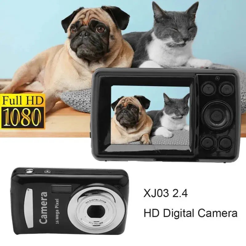 2.4'' Digital Camera Mini Compact 16MP HD TFT Camcorder DV Video LCD Display - Royalcart