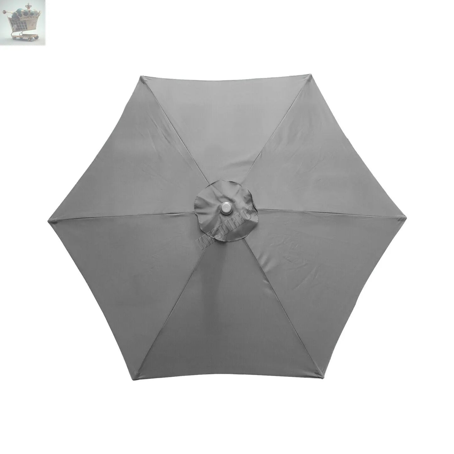 2.5M Large Garden Parasol Outdoor Umbrella Tilt Crank Canopy Sun Shade Patio Royalcart