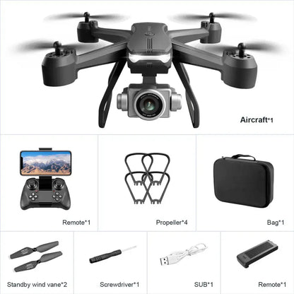 2023 Drone RC Drones Pro 4K HD Dual Camera GPS WIFI FPV Quadcopter Foldable Bag Royalcart