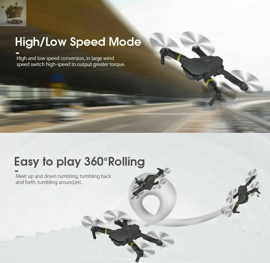 2024 Drone RC Drones Pro 4K HD Camera GPS WIFI FPV Quadcopter Foldable Bag Gifts Royalcart