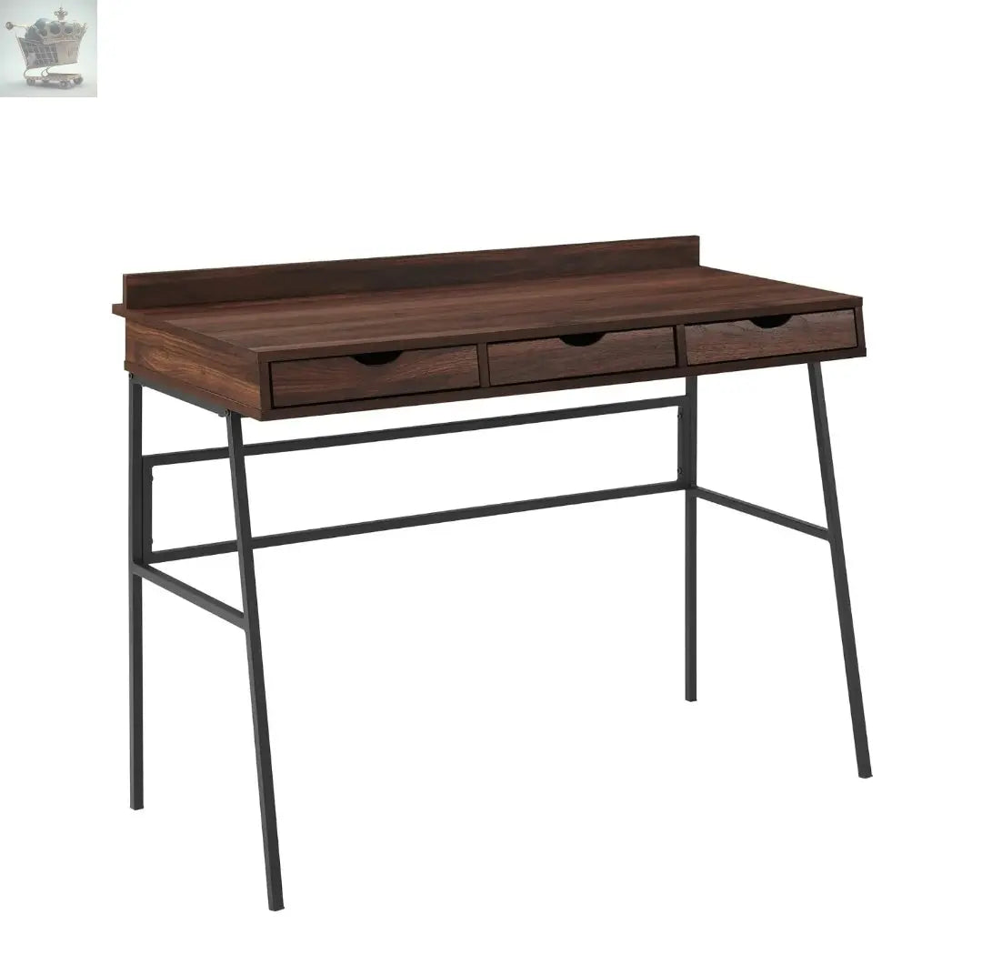 Computer And Table Laptop Angled 3 Drawers Angled Workstation Writing PC Laptop Computer Table Front ...