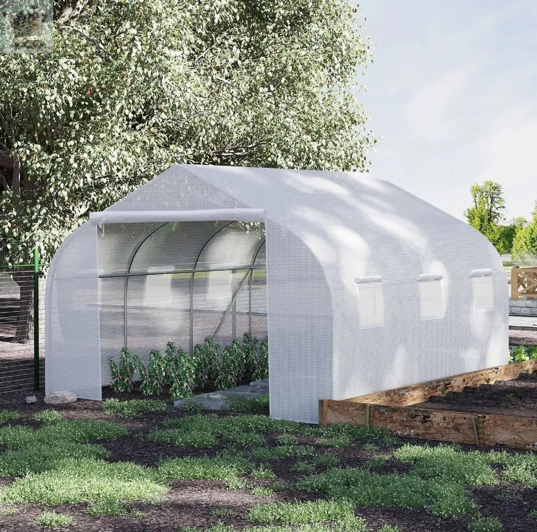 3.5x3m Walk-in Tunnel Greenhouse Shed Royalcart