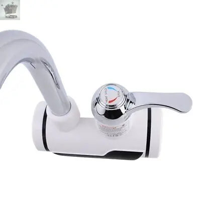 360° Kitchen Electric Heater Instant LED Faucet Home Hot Water Tap Fast Heat UK Royalcart