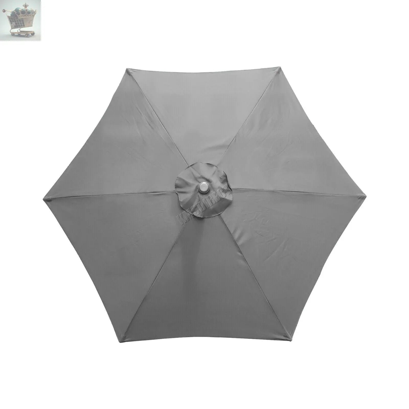 3M Large Garden Parasol Outdoor Umbrella Tilt Crank Royalcart