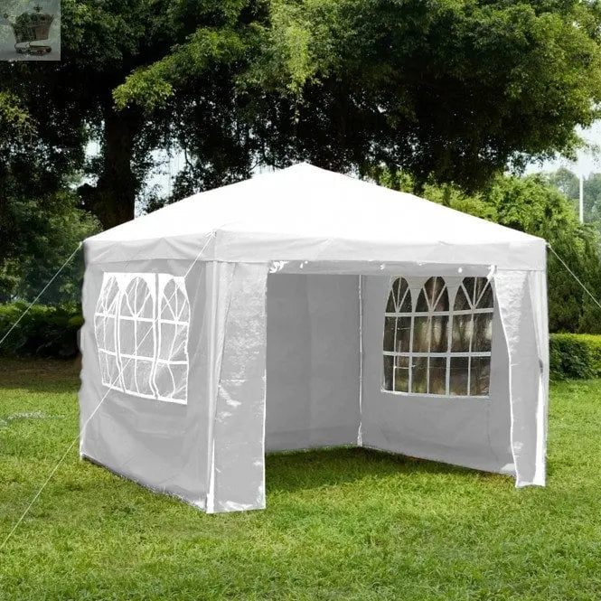 3x3m Gazebo With Sides Garden Marquee PE Awning Beach Tent Royalcart