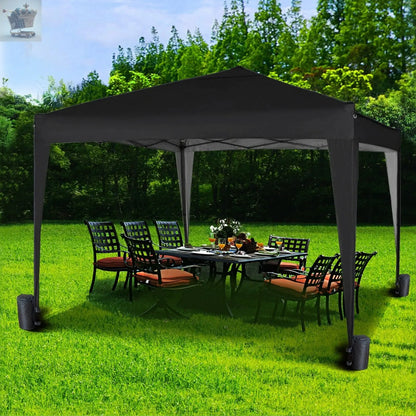 3x3m Pop-up Gazebo Waterproof Outdoor Garden Marquee Canopy With Sand Bags Royalcart