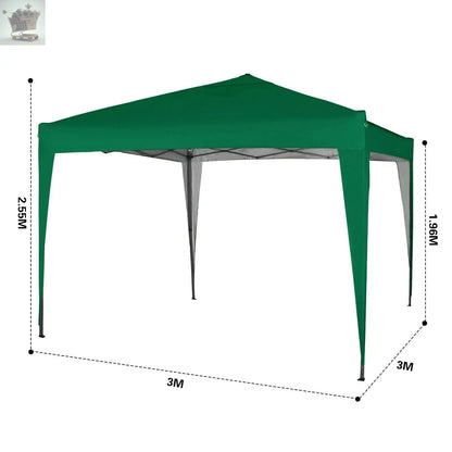 3x3m Pop-up Gazebo Waterproof Outdoor Garden Marquee Canopy With Sand Bags Royalcart