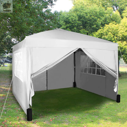 3x3m Pop up Heavy Duty Gazebo With Sides And Weight bags Gearcourt