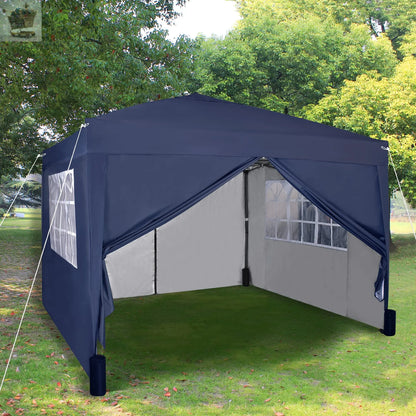 3x3m Pop up Heavy Duty Gazebo With Sides And Weight bags Gearcourt