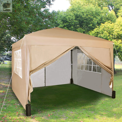 3x3m Pop up Heavy Duty Gazebo With Sides And Weight bags Gearcourt