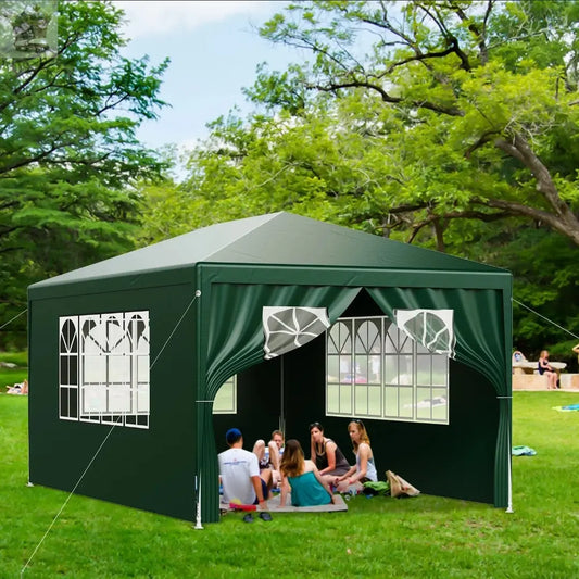 3x4m Gazebo With Sides Gearcourt