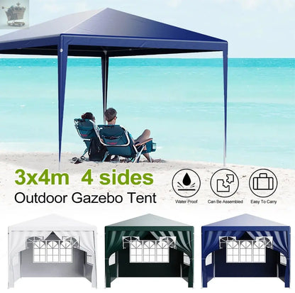 3x4m Gazebo With Sides Gearcourt